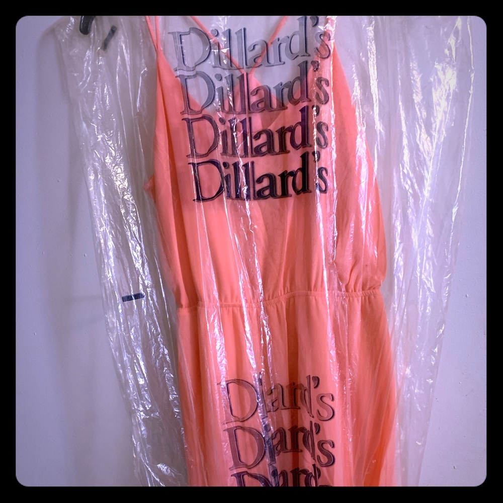 Very pretty PEACH colored dress 😍 From Dillard’s